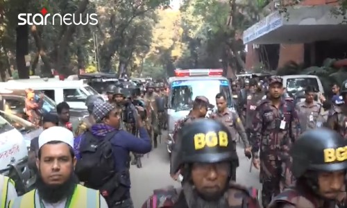 "Dear Hadith, I have not come to bid you farewell, you are in the heart of Bangladesh."