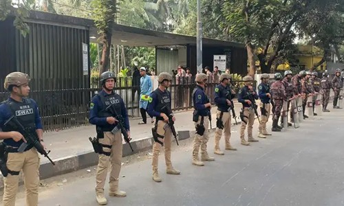 Inqilab Mancha blockade at Shahbagh again