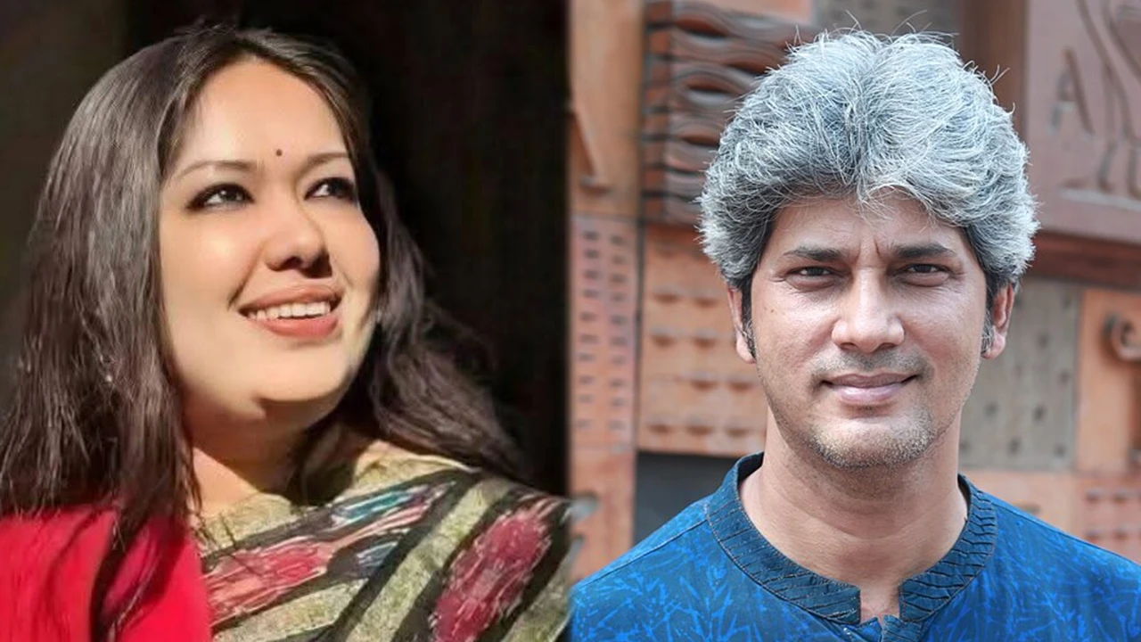 Human chain demanding construction of Longadu-Naniarchar road