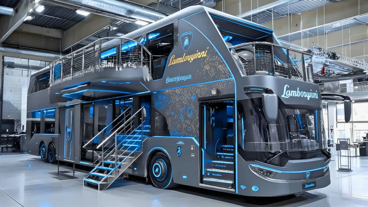 Lamborghini is bringing a new surprise, a double-decker motor home