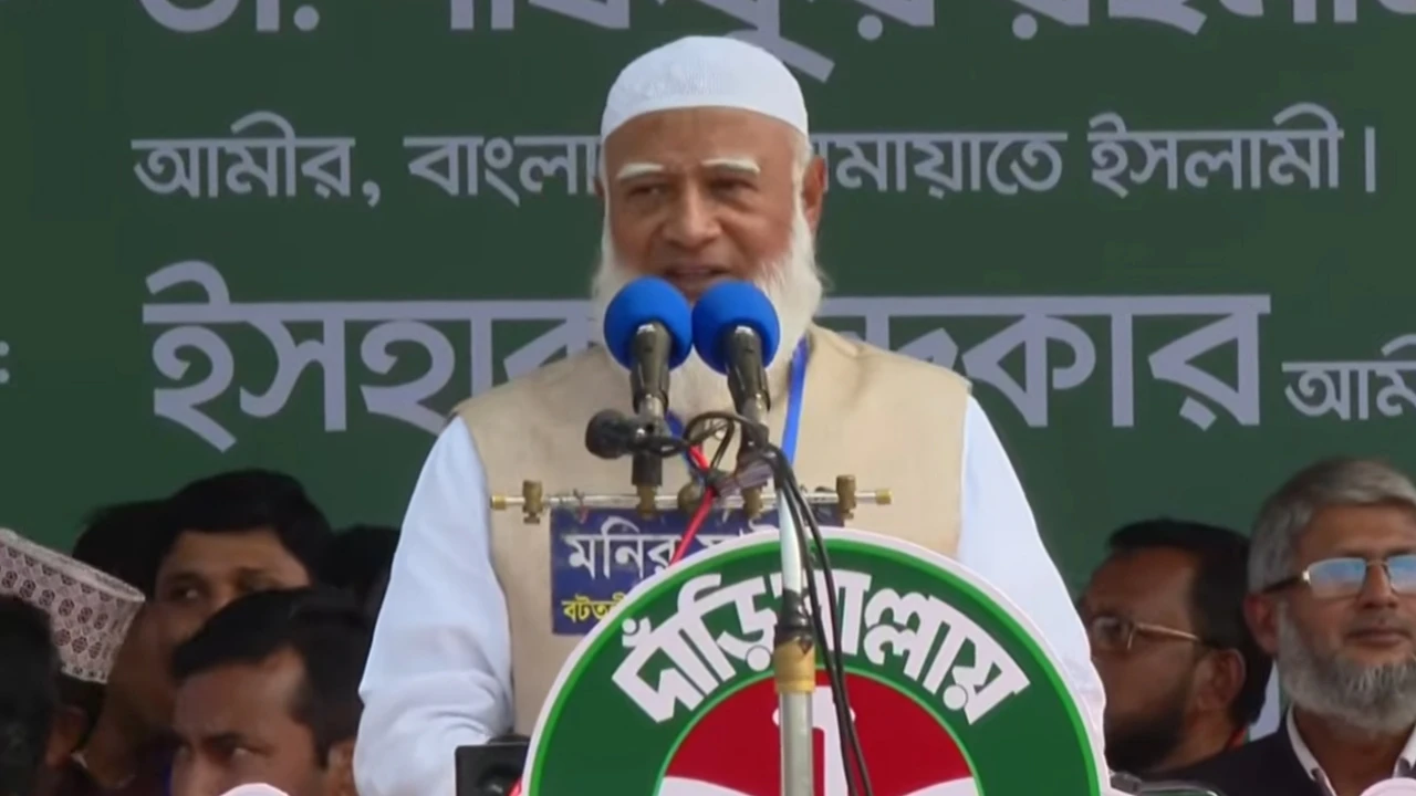 A heated discussion ensued over the video of him sitting next to Tarique Rahman, the Chhatra Dal president explained.