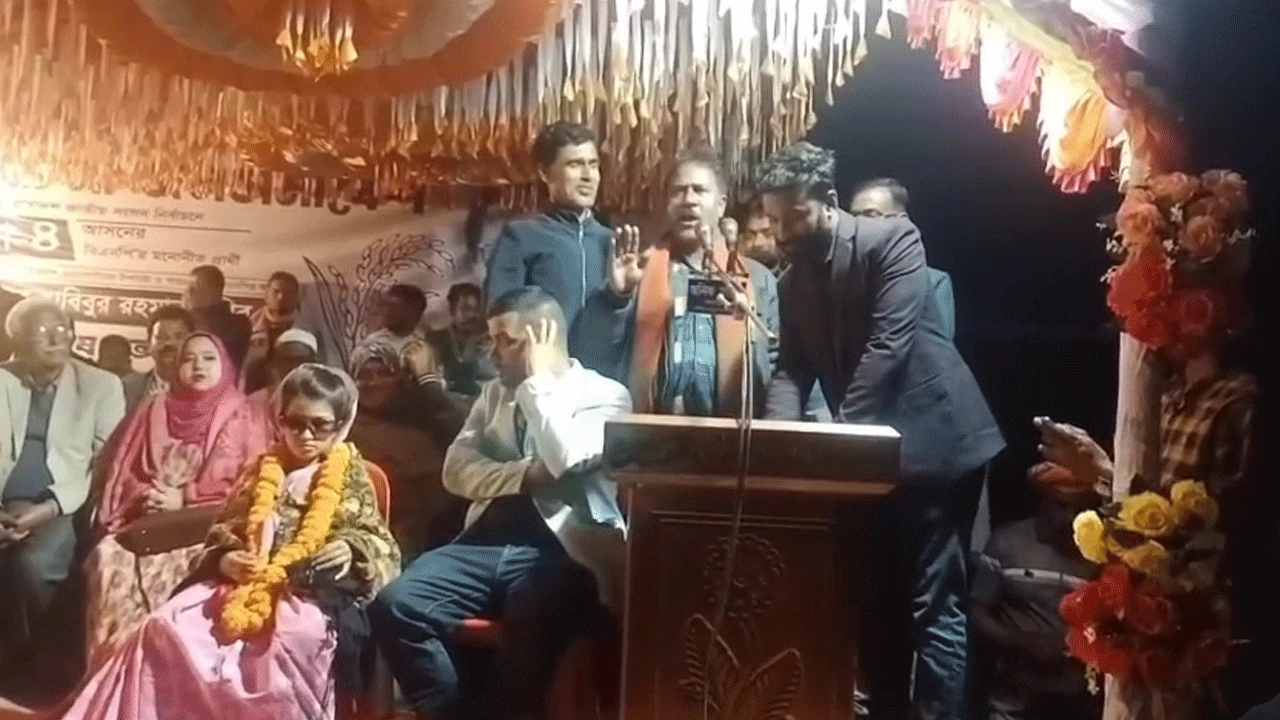 Farmers' party leader threatens to cut off veins if they vote for Jamaat