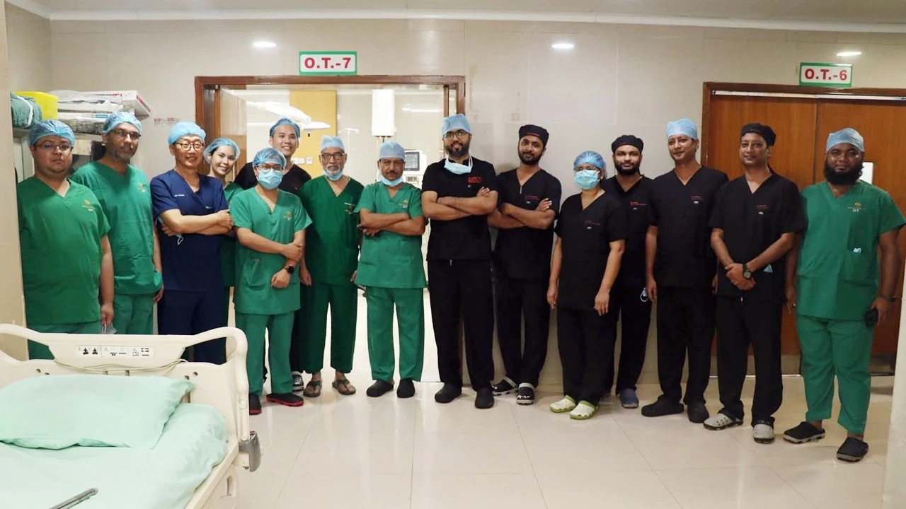 For the first time in the country, combined surgery for 'pectus and ETS' was performed on the same patient